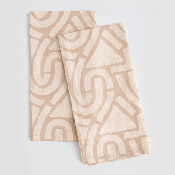 NEW Set of 2 Tea Towels 100% Cotton - Picture 1 of 6